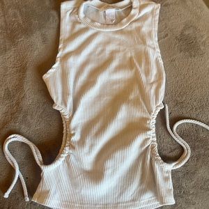 Super cute Top with cut out sides